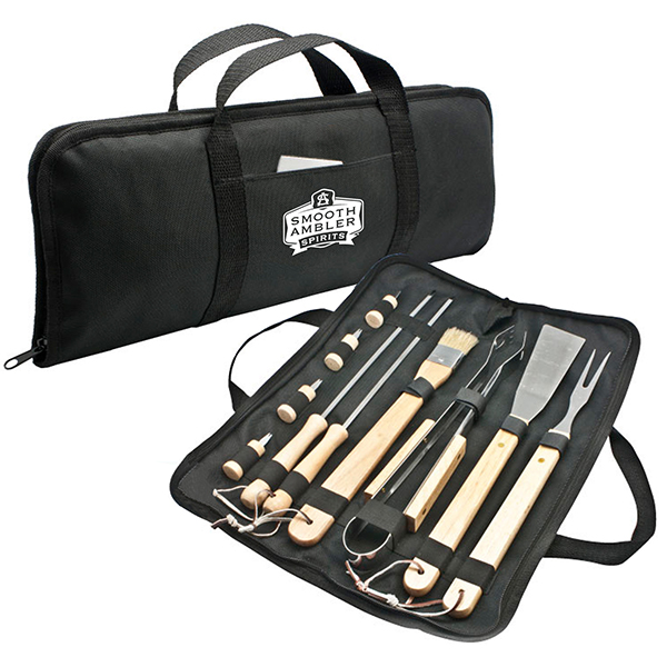 11-Piece BBQ Tool Set