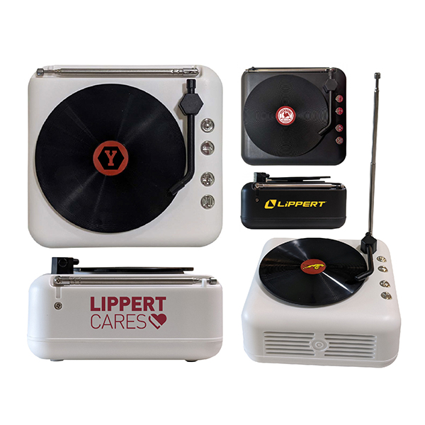 Retro Record Player Bluetooth Speaker