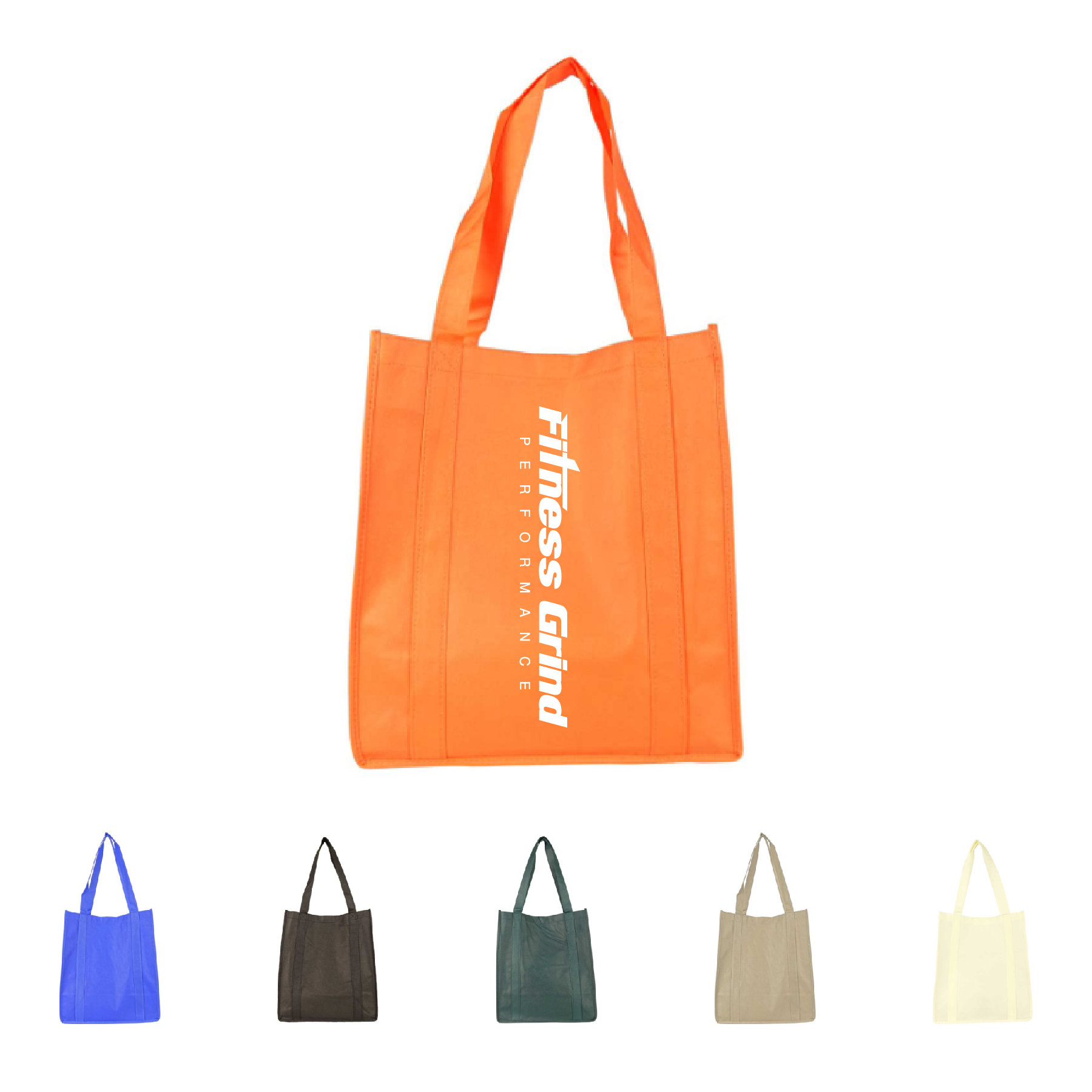 Polypropylene Tote Bag W/ Extended Handle