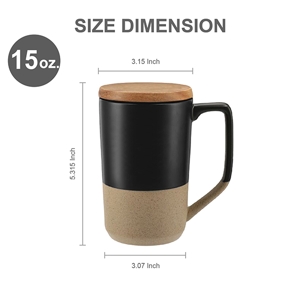 15 oz. Tahoe Tea and Coffee Ceramic Mug | OpusLine USA