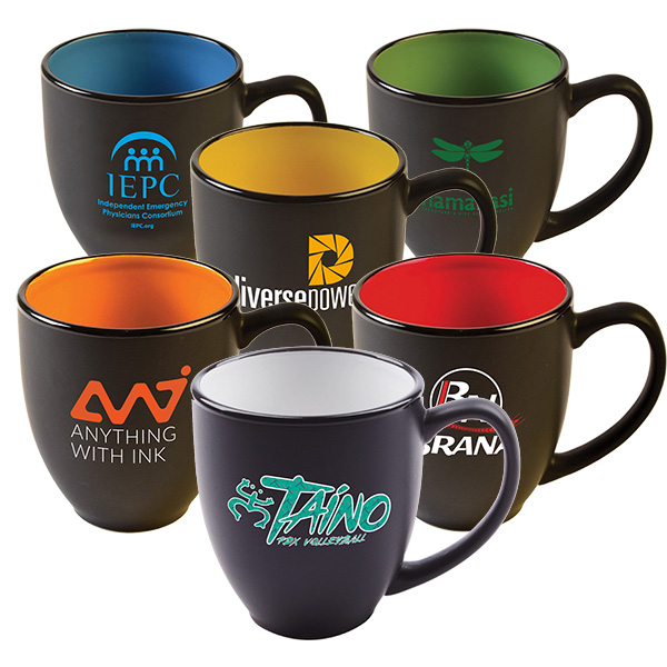 15 oz. Two-Tone Matted Bistro Mug