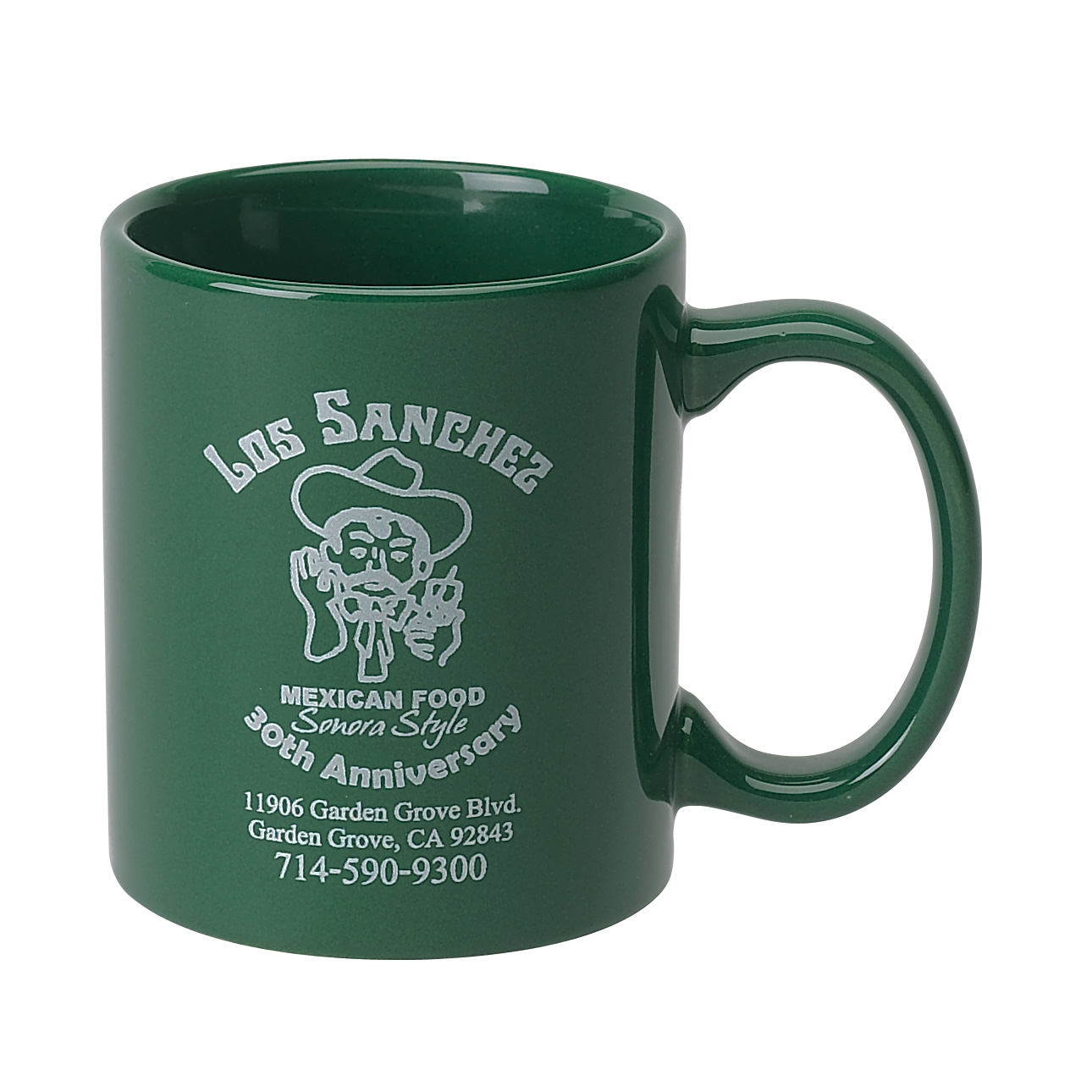 11 oz. Colored C-Handle Mug