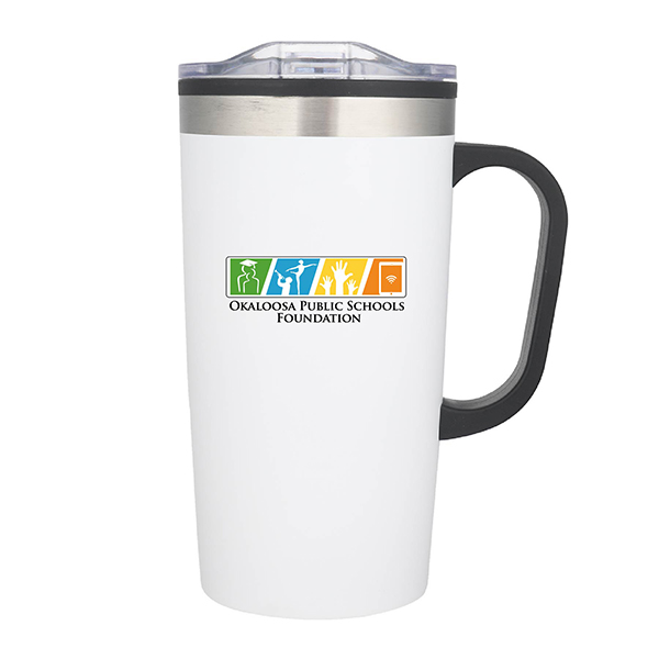 20 oz. Travel Stainless Coffee Mug Tumbler w/Lid Handle