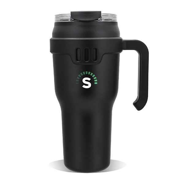 40 oz. Vaccum Insulated Stainless Steel Mug with Built-in Flip Straw