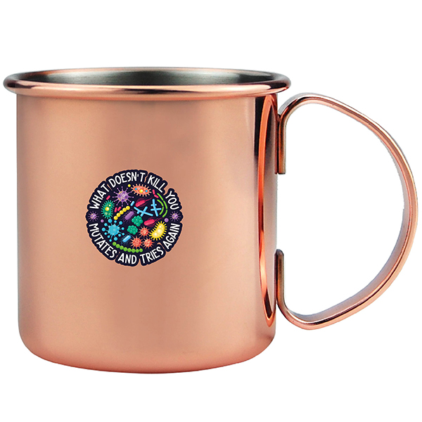 14 oz. Copper Coated Stainless Steel Moscow Mule Mug